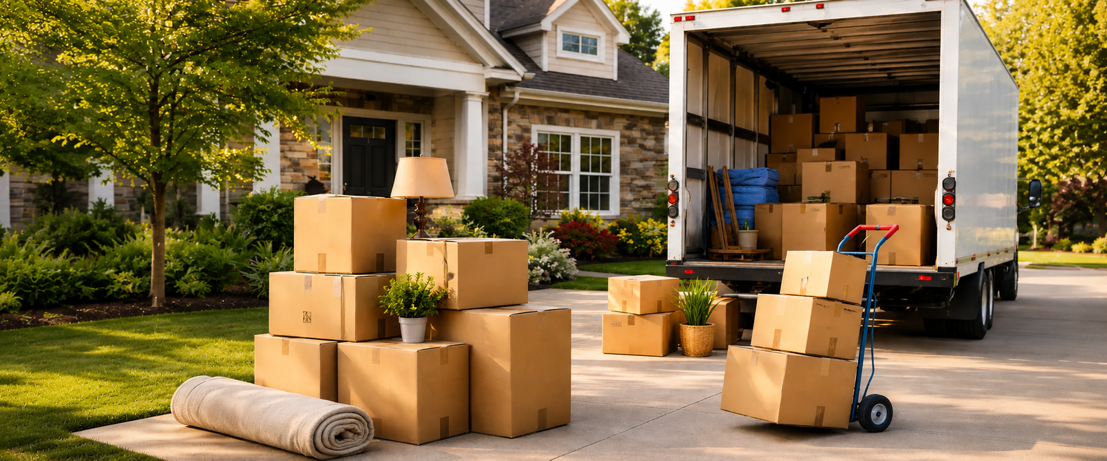 Super Removals team loading a removal van